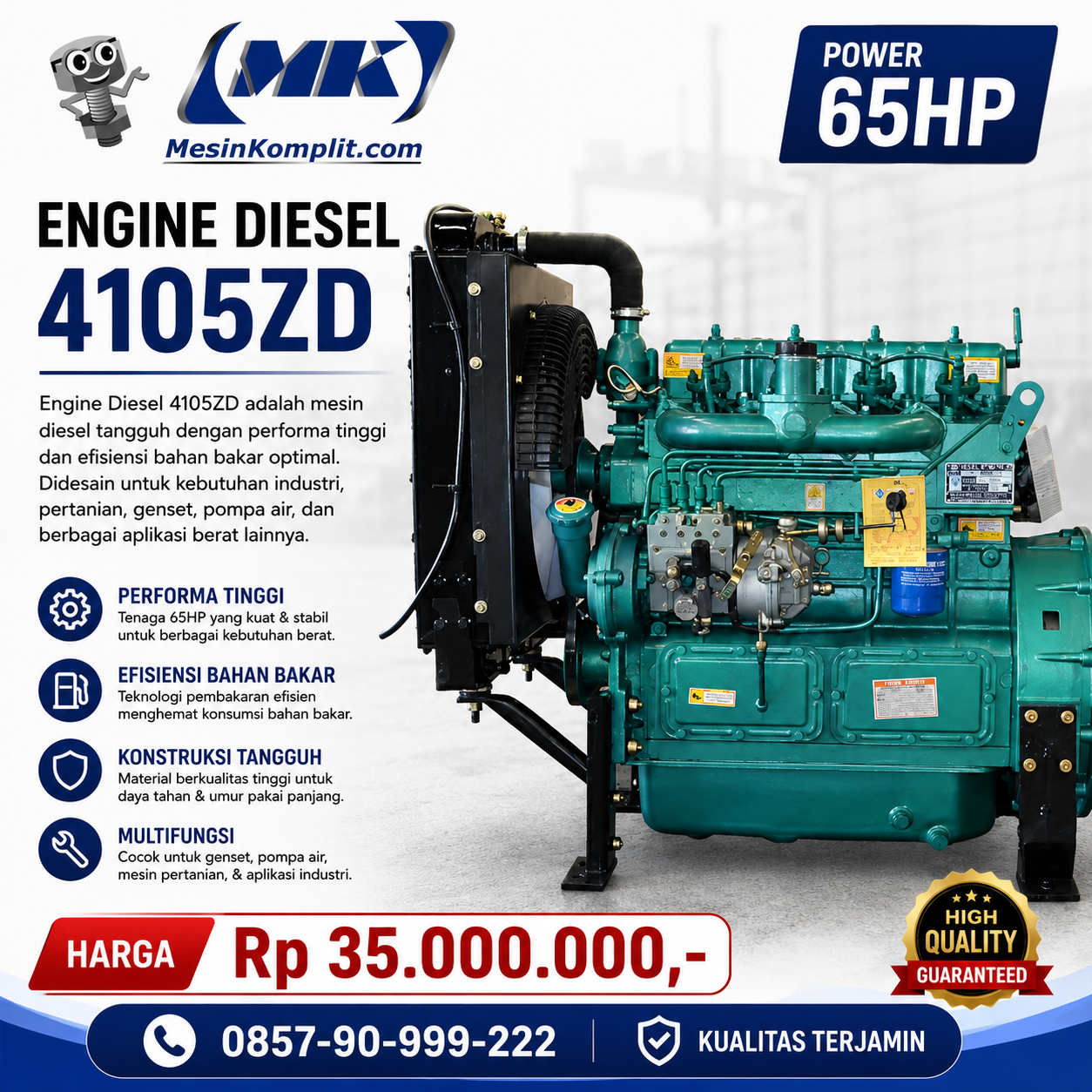 Engine Diesel 60 PK ...